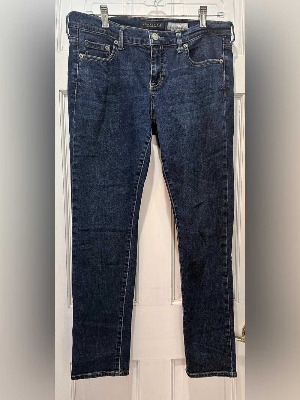 Aeropostale Dark Blue Skinny Jeans Size 10